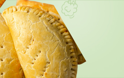 Nigerian Meat Pies. 6 Pcs
