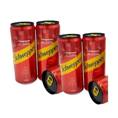Schweppes Chapman Can Pack of 33cl x 6